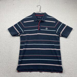Henri Lloyd Men's Sz XL Polo Navy Blue / Red Striped Sailor Preppy Golf